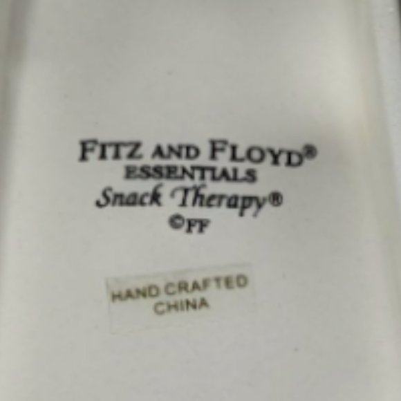 Fitz & Floyd Essentials Snack Therapy Snowman Plate - Picture 7 of 8